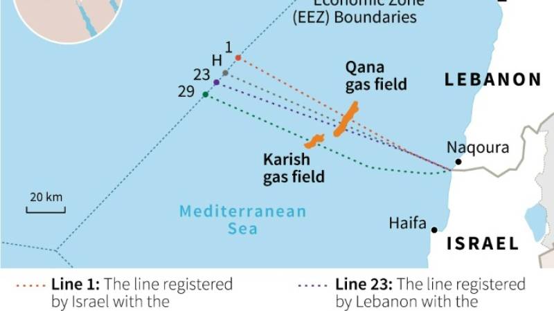 Energy firm starts tests at sensitive Israel-Lebanon border gas field