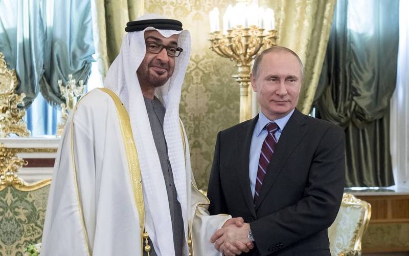 UAE president to visit Putin in Moscow