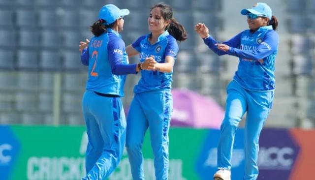  India on their 7th Women's Asia Cup triumph 