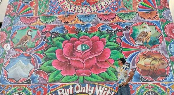 Pakistani truck art reaches Doha ahead of FIFA World Cup 2022