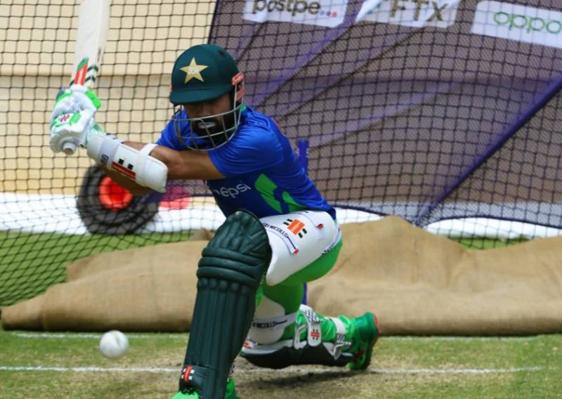 Pakistan team hold training session ahead of Zimbabwe clash