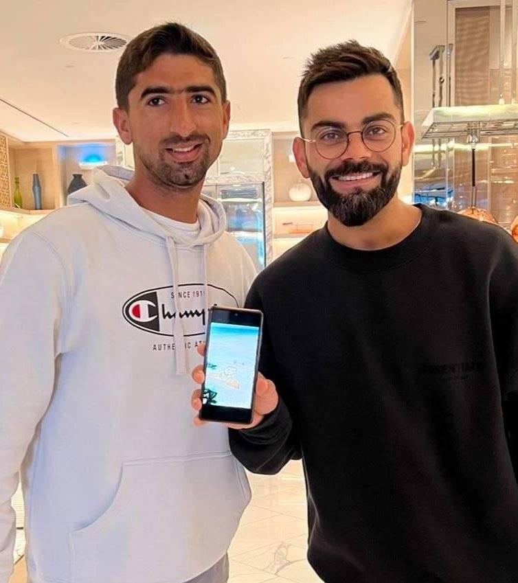 Dahani connects Kohli with fans from Gadani