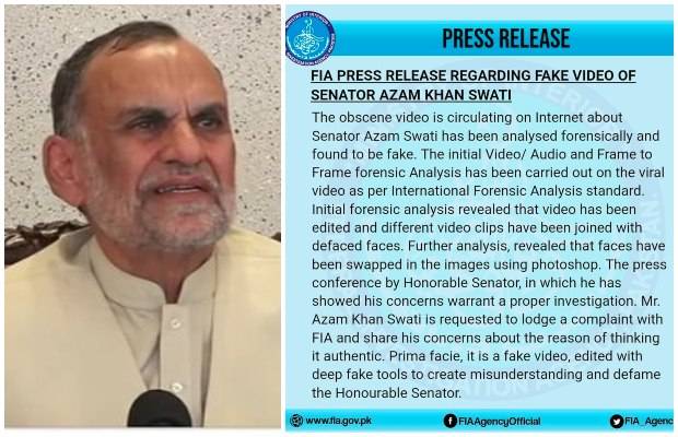 FIA claims Swati’s obscene video is fake