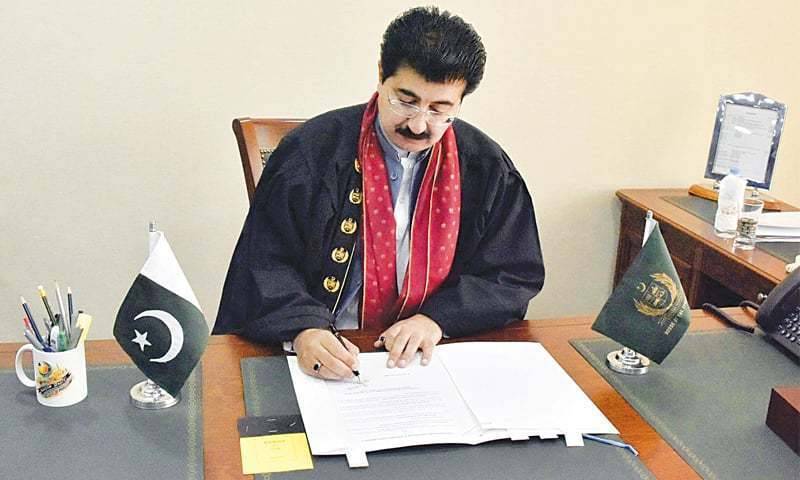 Sanjrani forms Senators committee to probe Azam Swati’s video issue