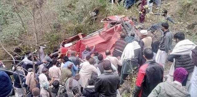Three girl students die as van fall into AJK ditch