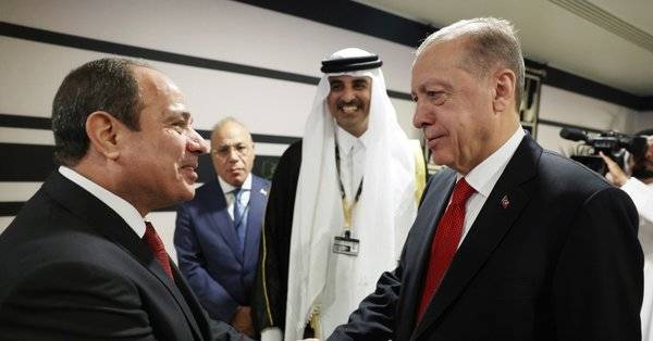 Erdogan, Sisi shake hands in Qatar for the first time: Turkish presidency
