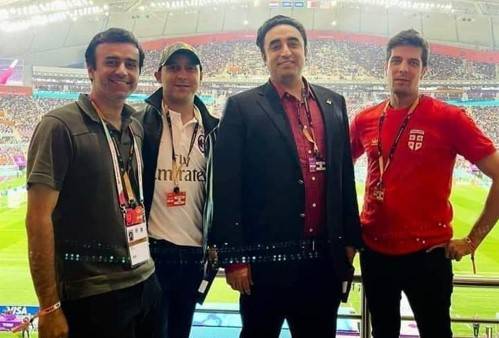 Bilawal reaches Qatar to watch football World Cup
