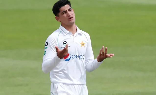 Injured Naseem Shah out of Karachi Test