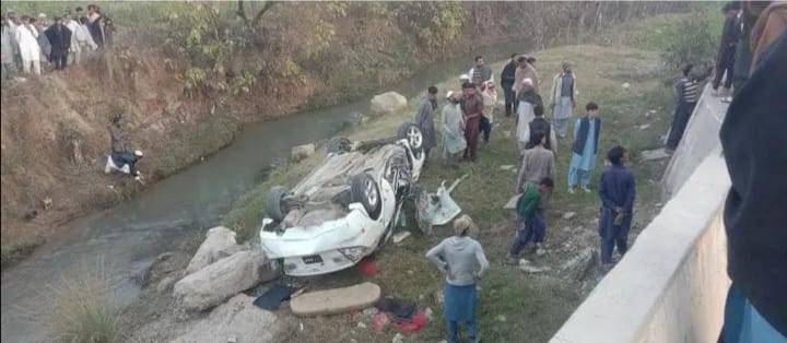 Groom killed in car accident Mardan