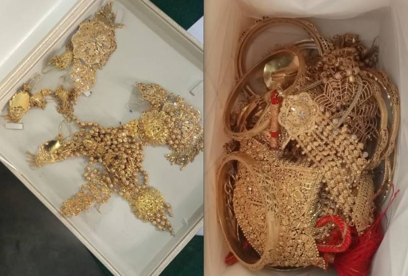 Smuggled gold of Rs15m recovered at Peshawar Airport, couple arrested