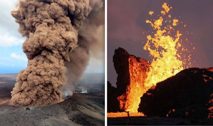 Hawaii volcano erupts again after a month of quiet