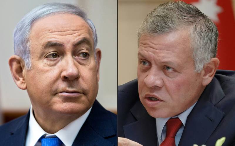 Jordan's king meets Israeli PM Netanyahu in Amman