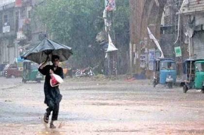 Met Office forecast light rain in upper KP, GB, Kashmir