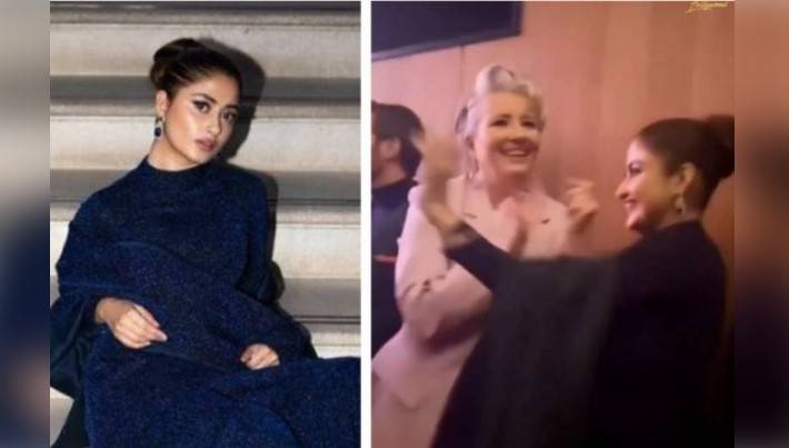 Sajal Aly of the Pakistani showbiz industry reached London for the premiere of her upcoming film ‘What Love Got to Do with It, 