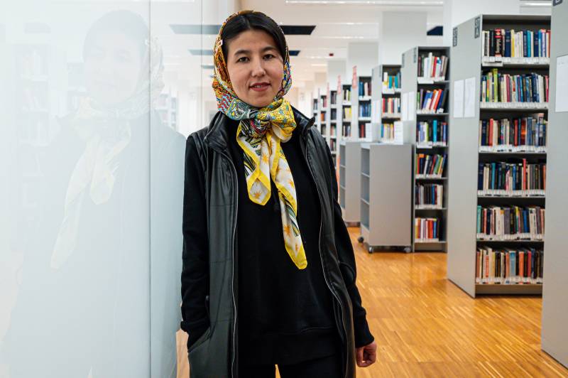 Forced to flee by the Taliban, Fatima Haidari now offers virtual tours of Afghanistan from her new home in Italy -- with the proceeds funding secret English classes for women there
