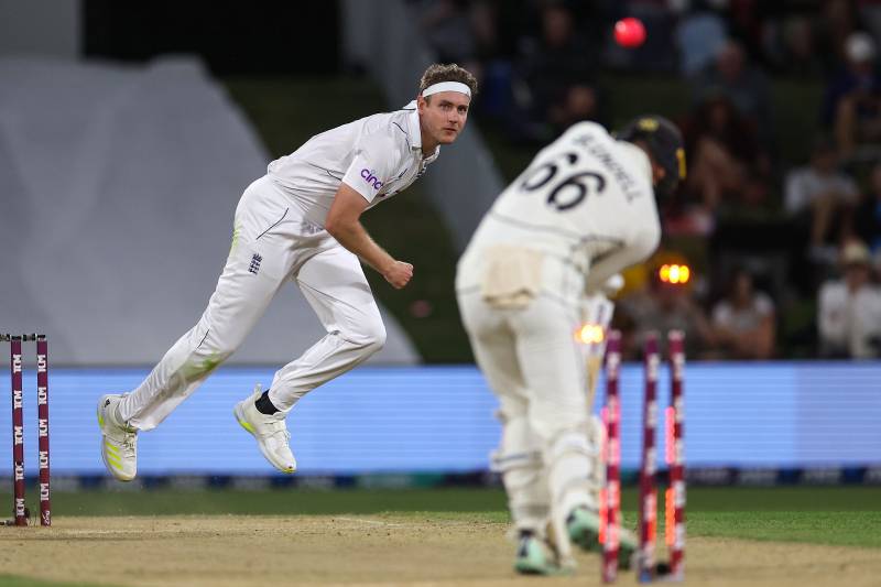 Broad fires England to verge of first Test win over New Zealand