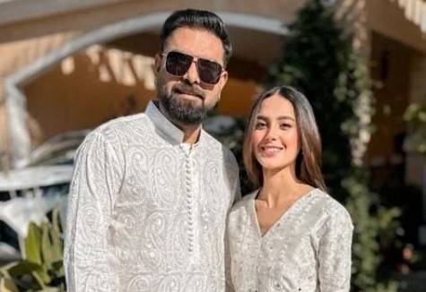 Iqra Aziz and Yasir Hussain share Mehangai Message video