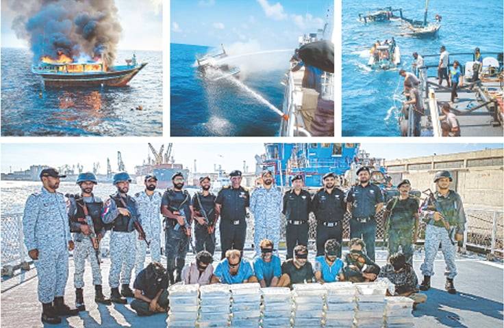 200kg crystal ice recovered in joint operation at sea