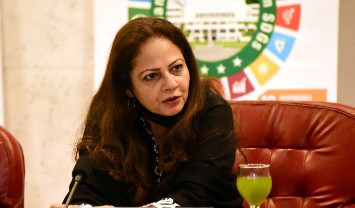 State minister Ayesha Ghaus Pasha strikes back at India