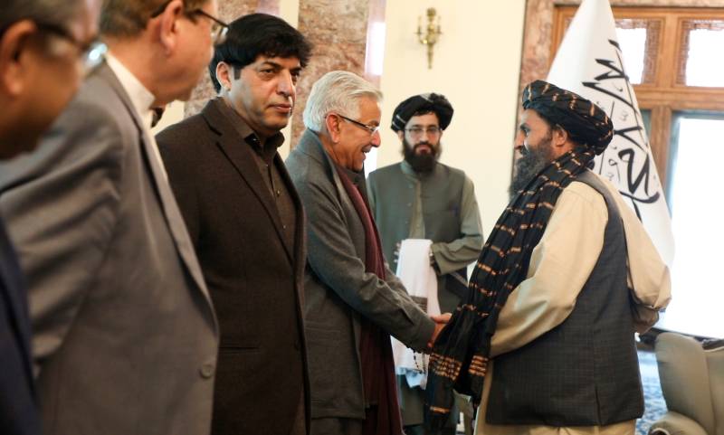 Pakistan delegation meets Afghan deputy PM amid strained ties 