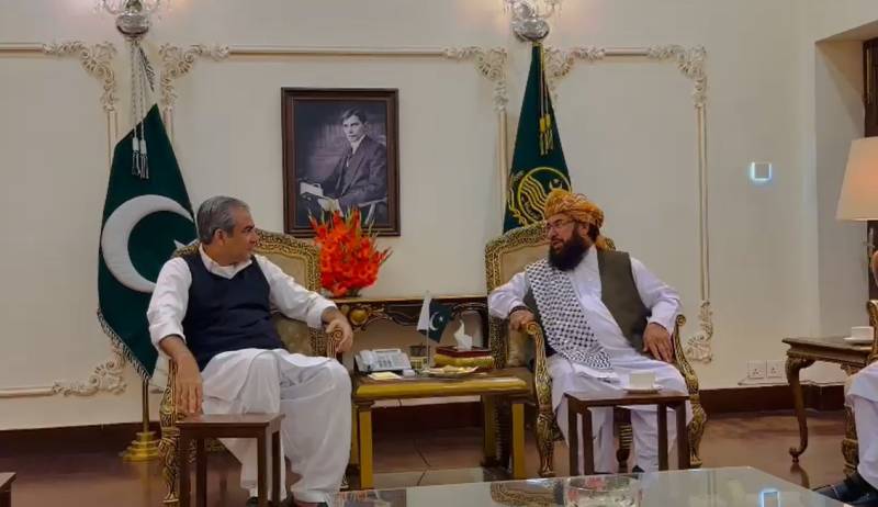 JUI senator Haidari calls on Mohsin Naqvi 