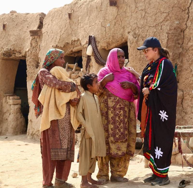 Hadiqa re-establishes flood hit society in Balochistan