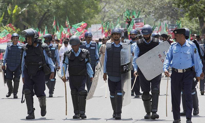 Islamabad police put on red alert