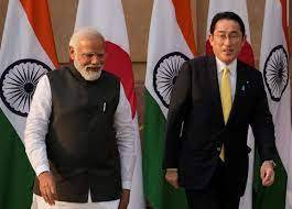 Japanese PM in India with an eye on trade, China