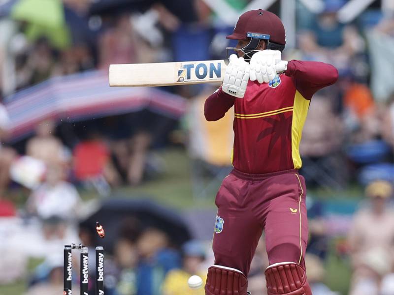 King hits 72 but West Indies fail to fire in 3rd ODI