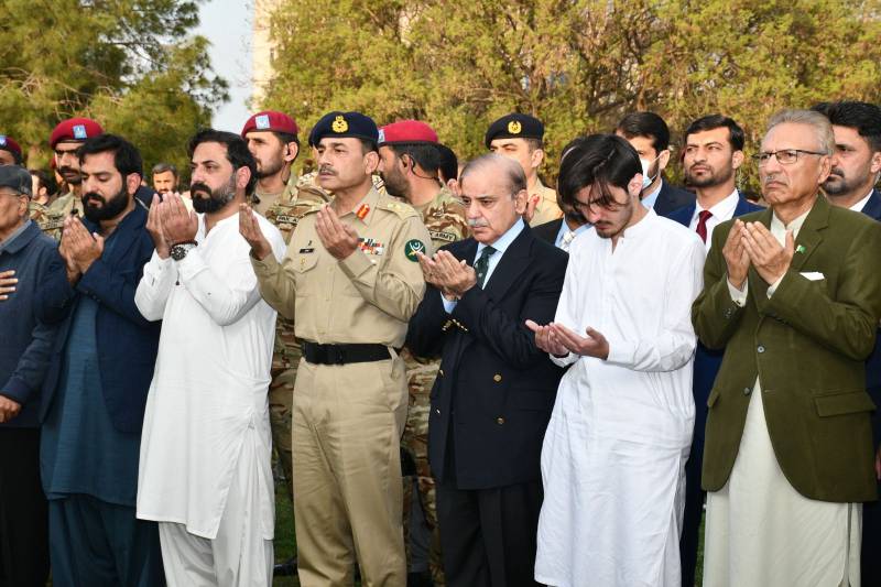 Funeral prayer of martyred Brig Mustafa Kamal barki offered in Rawalpindi