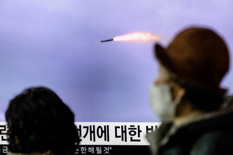 North Korea test-fires short-range ballistic missiles