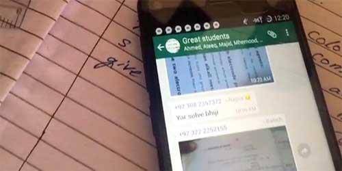 Matric question paper gets leaked on WhatsApp in Lahore