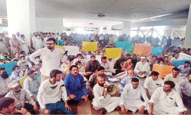 300 CAA workers fired for staging protest