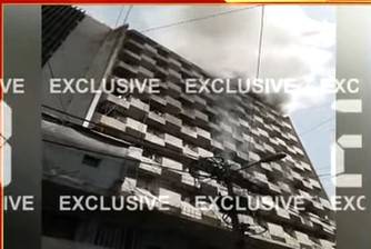 Fire breaks out in Karachi office building