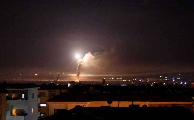 Israel launched artillery strikes on Syria Sunday morning 