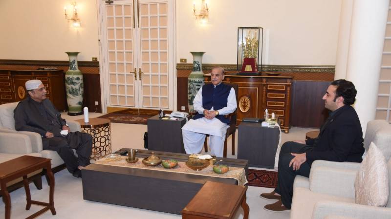 Zardari, Bilawal call on PM Shehbaz