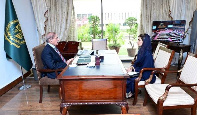 MoS for Foreign Affairs Hina Khar calls on PM