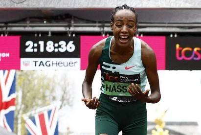 Dutch star Hassan sparkles in London Marathon on debut