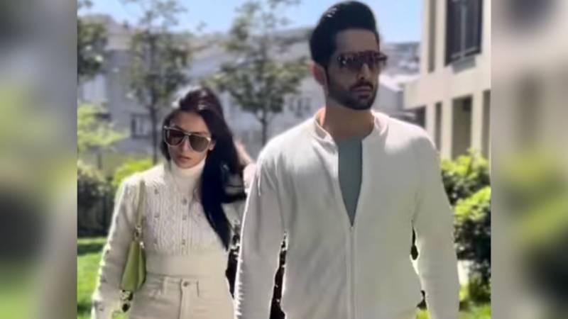 Netizens delighted as Ayeza & Danish’s romantic update emerges over social media  