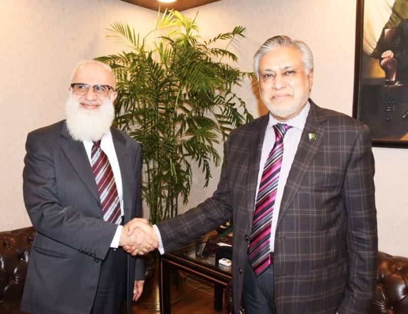 Etisalat CEO calls on Ishaq Dar