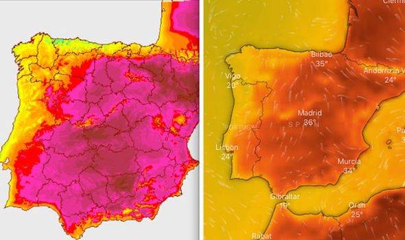 Spain, Portugal smash April temperature records
