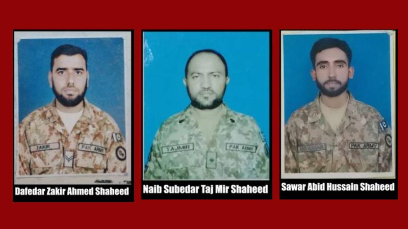 Three soldiers martyred in multiple terror attacks in Lakki Marwat