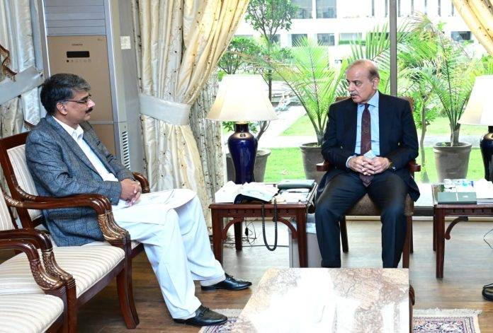 Pakistan stands by Kashmiri people: Shehbaz tells AJK PM