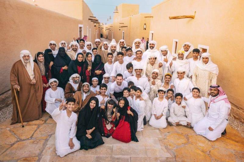 World cup winner Messi enjoys family holiday in Saudi Arabia