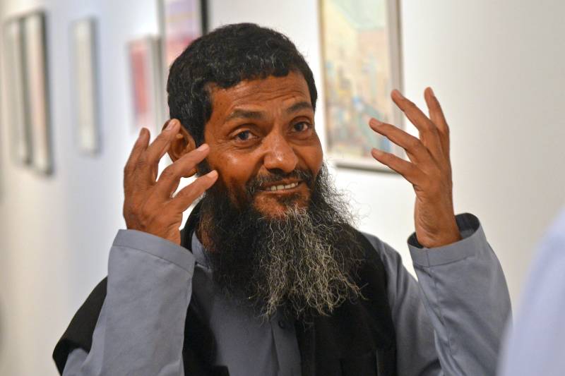 Pakistani Gitmo prisoner finds release in art