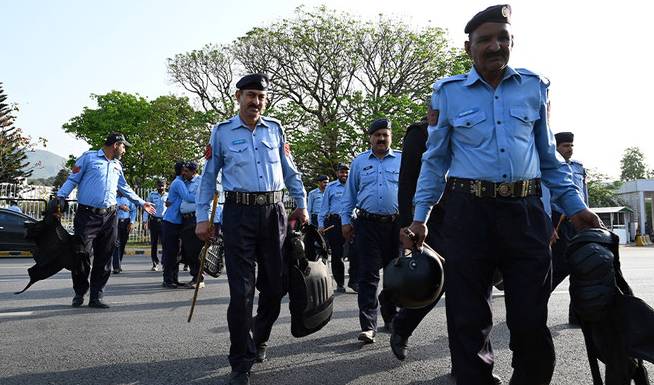 Over 2,000 personnel deployed outside Police Lines in Islamabad