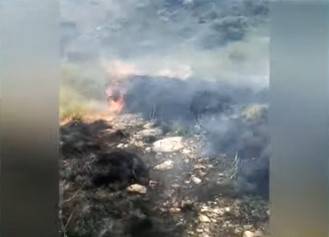 Fire breaks out on Landi Kotal mountain
