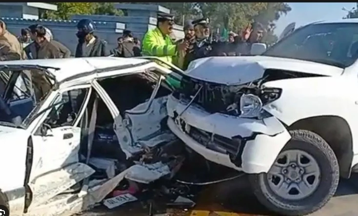 Two die as truck rams two cars in Islamabad