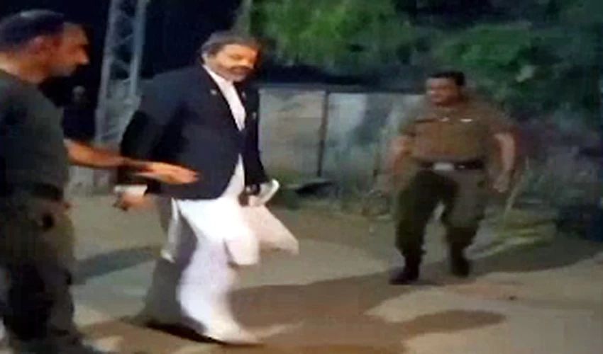 PTI leader Ali Muhammad Khan arrested in another case after his release