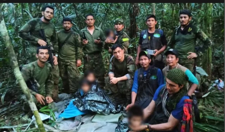 Children lost for 40 days in Colombian Amazon found alive